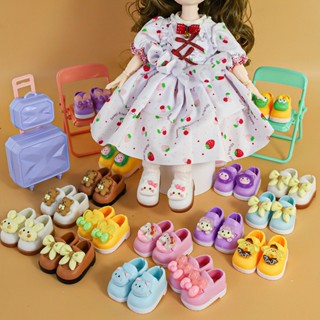 1/6 BJD30 CM Sapatos De Bonecas Desenho Fofo PVC Material Acessórios Para 1 Par Estilo Aleatório (2CM * 3.8CM * 1.4CM)