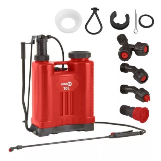Pulverizador Bomba Costal Agrícola Manual Jardim 20 Litros - Nove 54