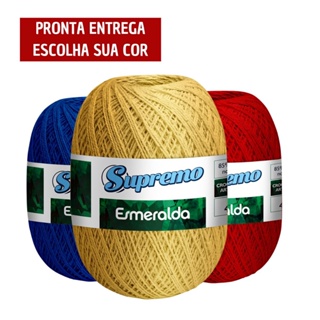 Barbante Esmeralda Marca Supremo Espessura 2 - 460 Metros em Oferta na Shopee