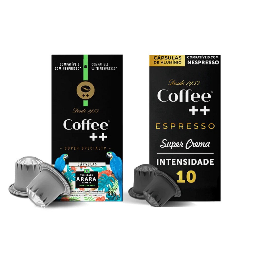 Capsula De Café Espresso Coffee Mais Super Crema + Arara em Oferta na Shopee
