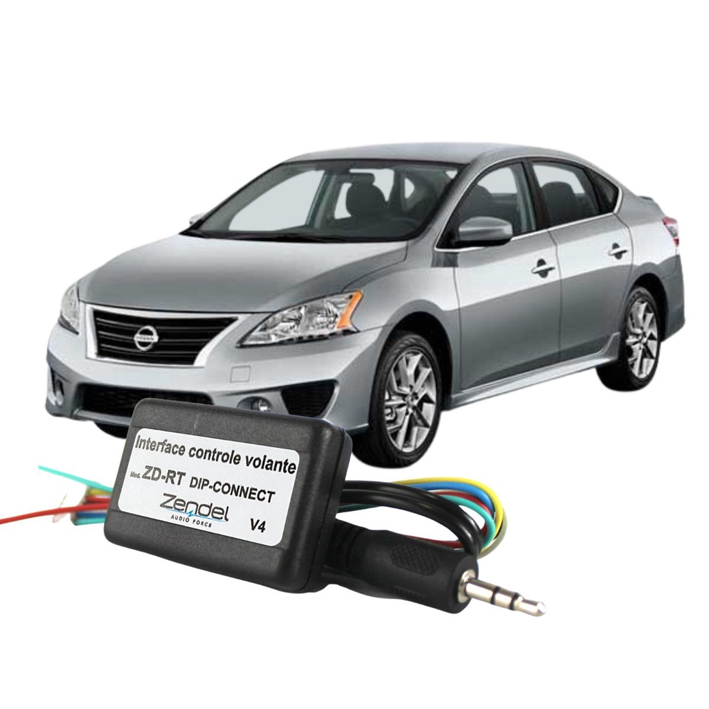 Interface Volante Sentra 2007 2013 Pioneer Positron H Buster Central Controle de Som no Volante do Veículo