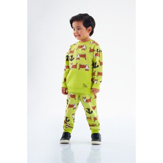 Conjunto Dogs Infantil para Menino com Blusão e Calça em Moletom Up Baby