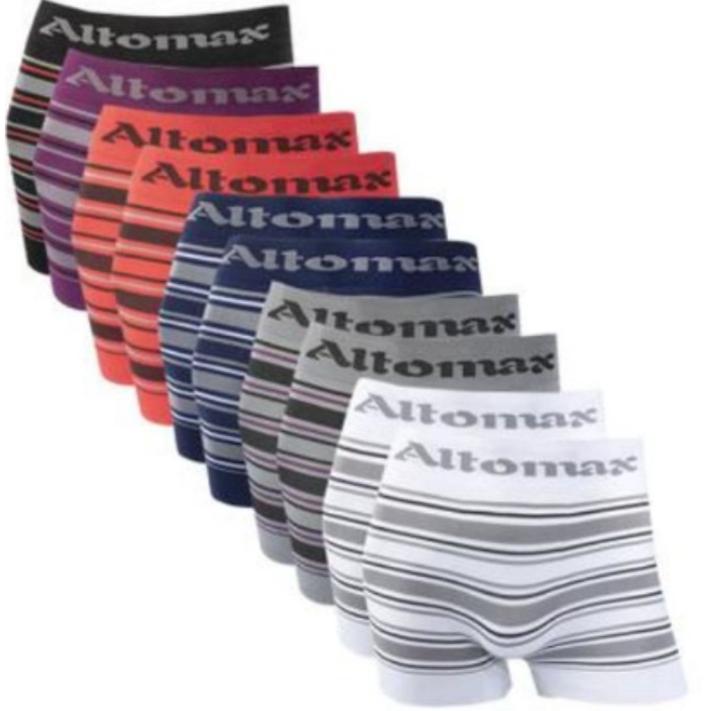Kit 10 Cuecas Masculina Cores Diversas Altomax Sem costura