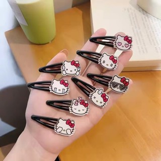 Pacote Emoticon Cartoon , Clip De Cabelo Kitten , Novo Coração De Menina Bonitinho BB Faixa Estudantil Lateral De Gato , Acessório