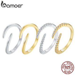 Bamoer Anel De Abertura Simples Com Ziron E Jóias De Moda Suaves Para Presentes Femininos