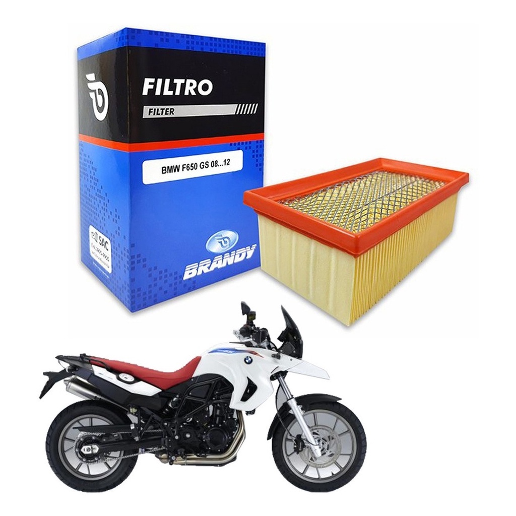 Filtro de Ar BMW F650 GS 2008 até 2012 F700 GS F800 GS - Brandy