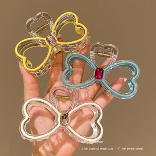 Clip De Cabelo Fashion Crystal Bowknot Para Meninas