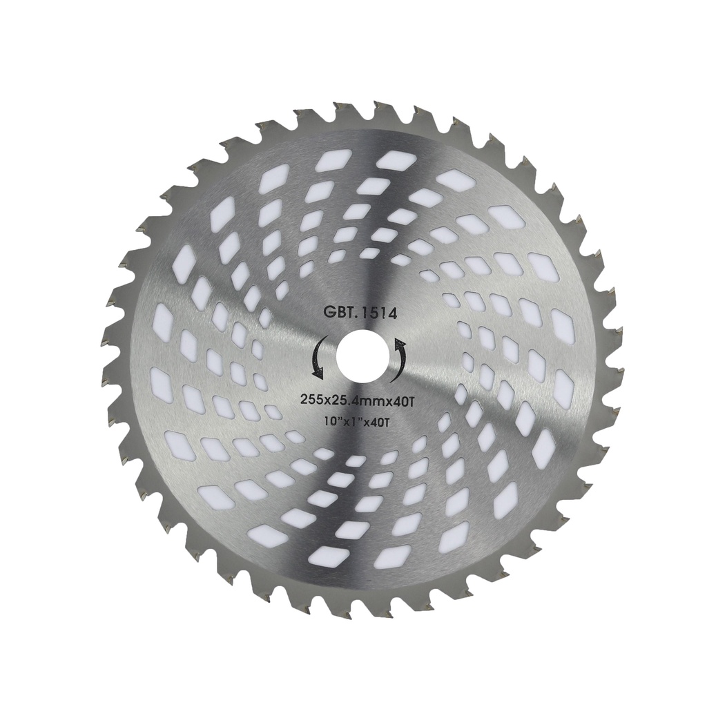 Lâmina Serra Circular para Roçadeira Videa, 40 dentes 255x25.4mm ELITOP em Oferta na Shopee