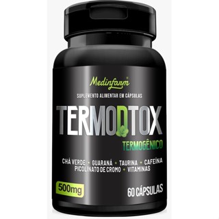 Suplemento Chá verde + Guaraná + Cafeína + Taurina + Picolinato de cromo + Vitaminas 60 Cápsulas
