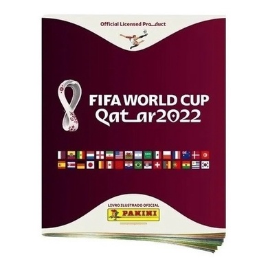 Álbum Capa Cartão Copa Do Mundo Qatar Oficial 2022