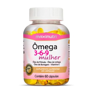Ômega 3-6-9 Mulher 60 Capsulas Maxinutri em Oferta na Shopee