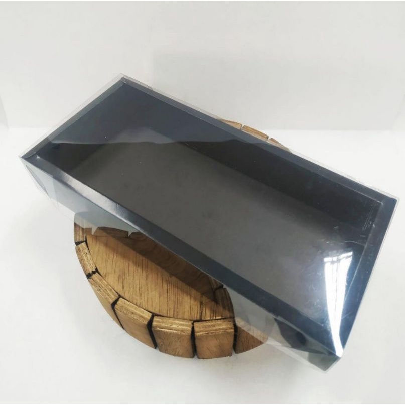 Caixa de PVC N°14 - Barra 1Kg - Preta - 10,5x25,7x5cm - 5 unidades - ASSK - Rizzo Confeitaria