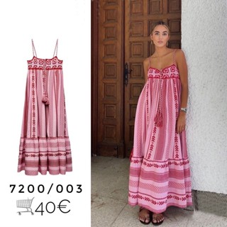 Zara Novo Estilo de Vestido de Crochê Feminino de Costura em Malha