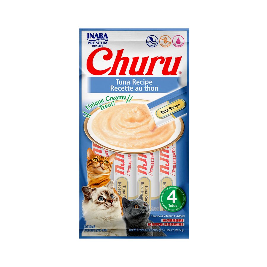 Petisco Churu Para Gatos Adultos Sabor Atum 56g - Pets