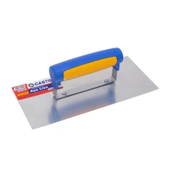 Desempenadeira de Aço Lisa 12x27 Cabo Plástico - Castor