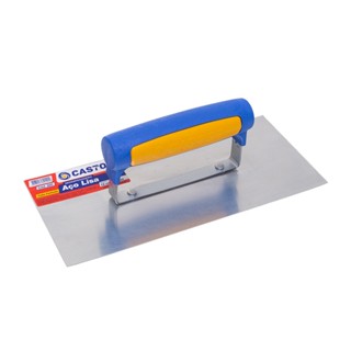 Desempenadeira de Aço Lisa 12x27 Cabo Plástico - Castor