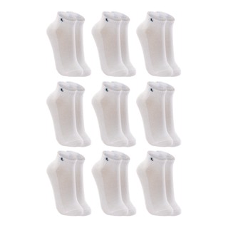 Kit 9 Pares Meias Lupo Cano Curto Algodão 3225 - Branco