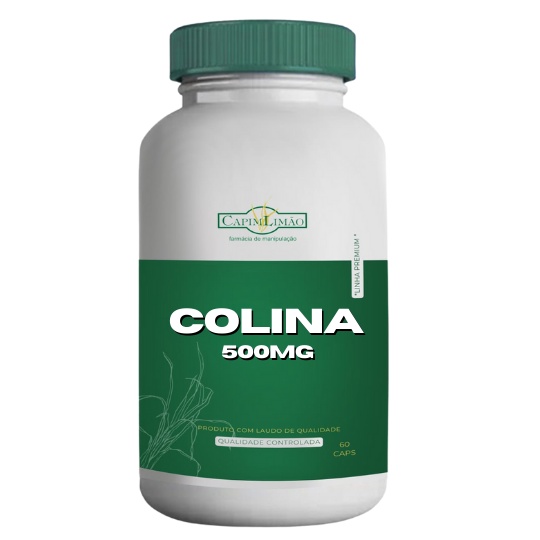 Colina 500mg 60 cápsulas em Oferta na Shopee