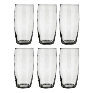 Jogo Copos Vidro Suco Agua Favo 430 Ml Nadir Promoção 6 unid