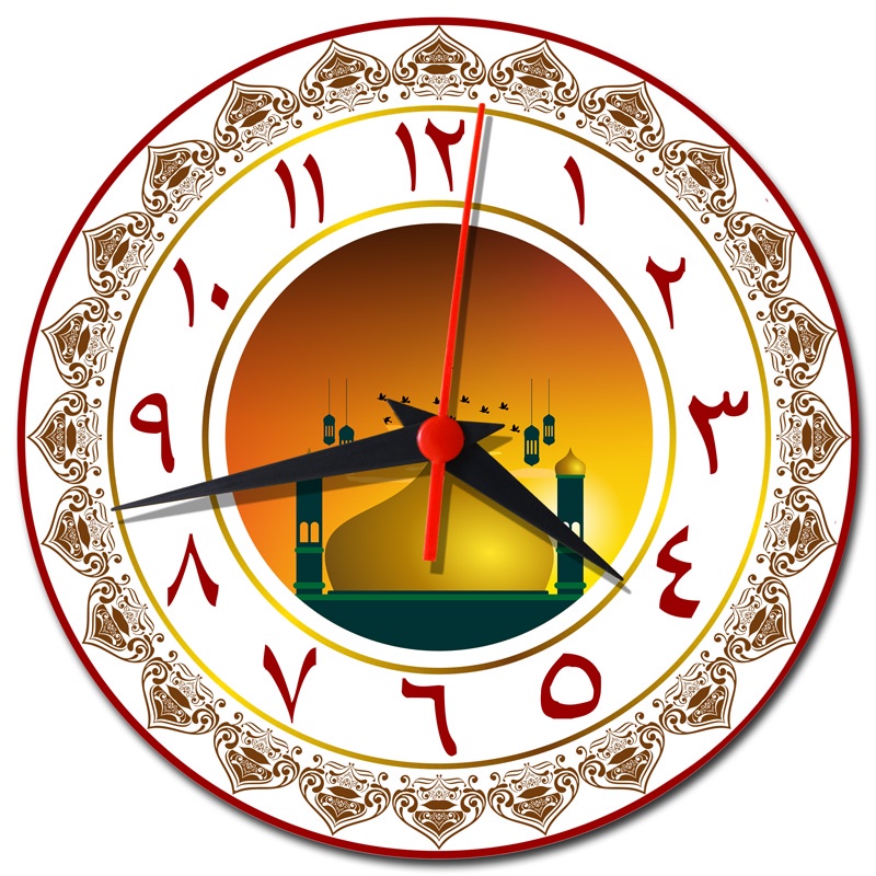 Relógio de Parede Decoração Arabe Decoração árabe Para Sala em Oferta na Shopee