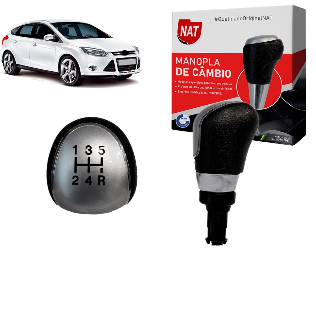 Manopla de Câmbio Ford Focus Ano 2009 Até 2019 em Oferta na Shopee