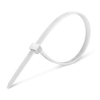 Abraçadeira nylon branca 100mm pacote 100 unidades Speedlan em Oferta na Shopee