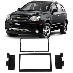 Moldura De Painel 2 Din Gm Captiva 2009 até 2012