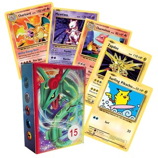 60pcs Pokemon Flash Cards Inglês GX Vmax EX Tag Team Pikachu Charizard Brincando De Brinquedo De Coleção Brilhante Para Crianças