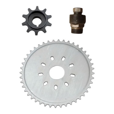 Kit Coroa Pinhão e Saca para Bicicleta Motorizada