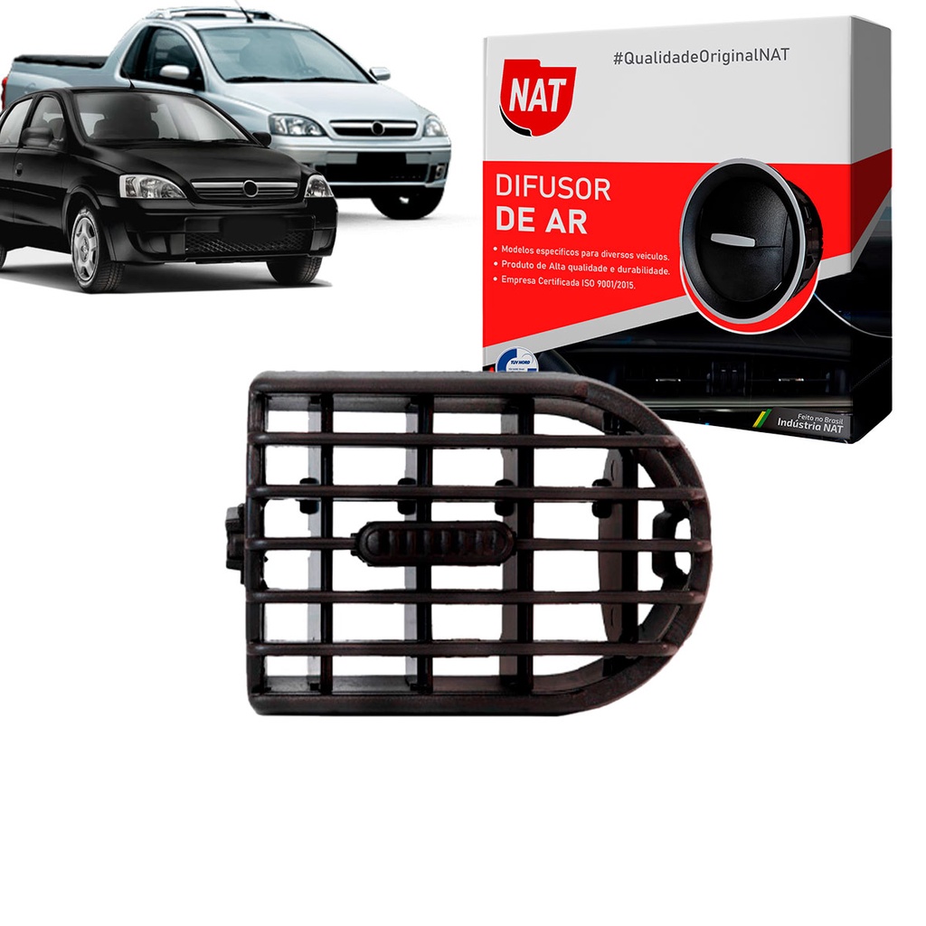 Difusor Saida De Ar Chevrolet Corsa Joy Maxx G2 2002 Até 2012 Montana G1 2004 Até 2010 Central e Lateral em Oferta na Shopee