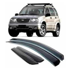 Defletor Calha de Chuva Tracker 2000 a 2011 4 Portas Ecoflex