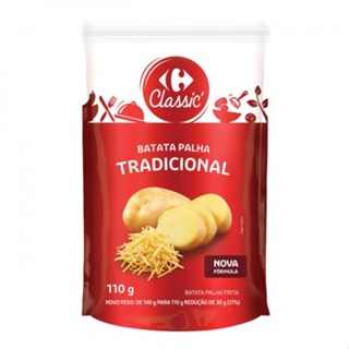 Batata Palha Tradicional Classic 110g Carrefour