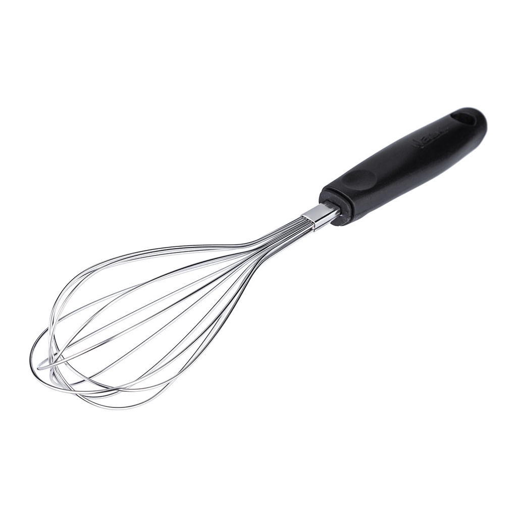 Batedor Fouet Fios de Aço Inox 28cm cabo Preto WECK