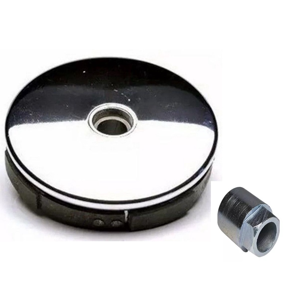 KIT PLATO EMBREAGEM + PORCA EMBREAGEM MOBILETE CALOI MONARK