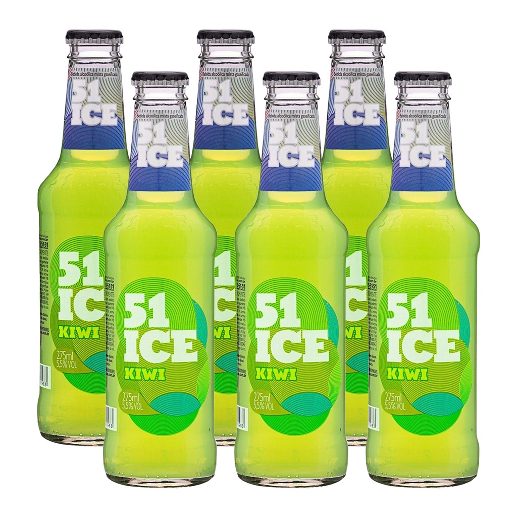 KIT 06 ICE 51 KIWI 275ML em Oferta na Shopee