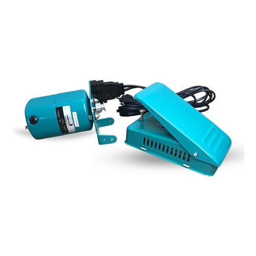 MOTOR C/ PEDAL PARA MÁQUINA DE COSTURA OVERLOCK IWMMCO, o motor Conta com potência de 150W, além possui frequência de 60Hz e rotação de 8.500 rpm.