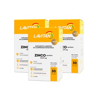 Multivitamínico Lavitan Zinco Quelato 29mg 90 Comprimidos