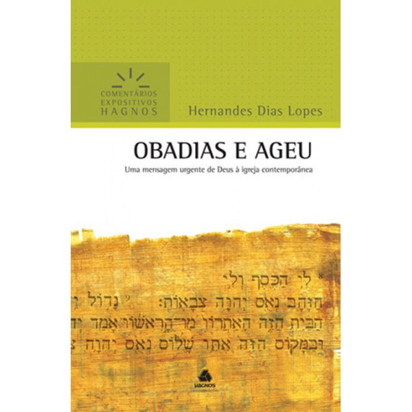 Obadias e Ageu | Comentários Expositivo | Hernandes Dias Lopes em Oferta na Shopee