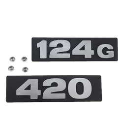 Kit Emblema Letreiro Modelo Potência Scania 124G + 420 + 4 travas
