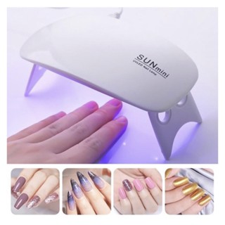 Mini Cabine Led UV Seca Rápido Unha Gel Acrigel Nail Portátil em Oferta na Shopee