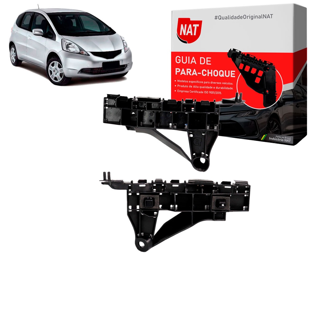 Suporte Guia Parachoque Fit 2013 Até 2014 Dianteiro em Oferta na Shopee