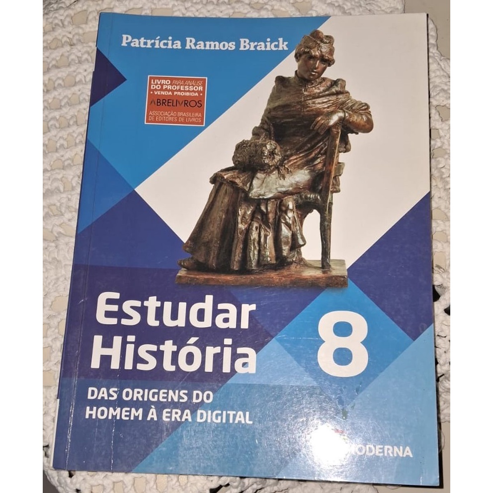 Estudar História 8 das Origens do Homem à era Digital - Livro do professor