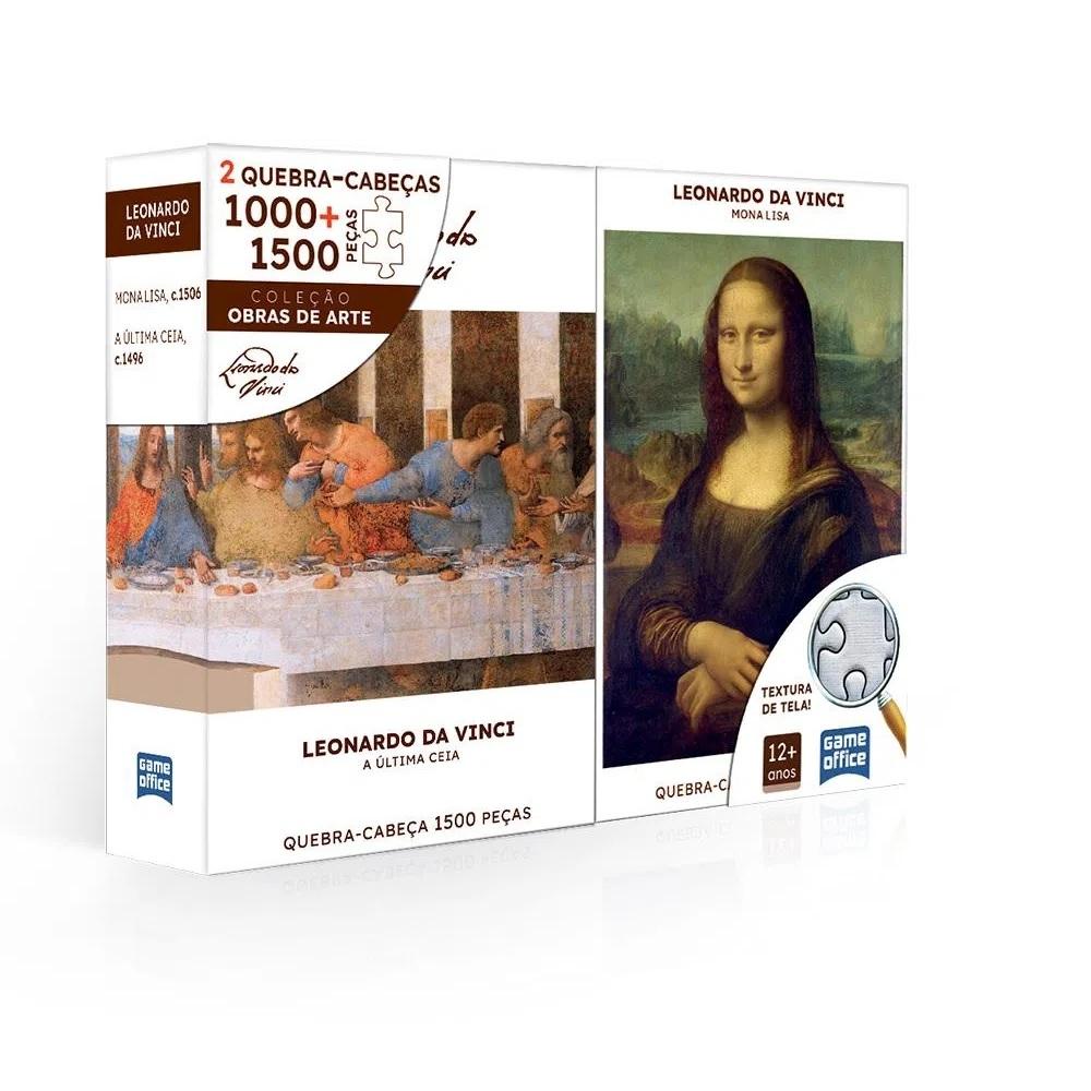 Monalisa E A Última Ceia Coleçao Obras De Arte Quebra Cabe