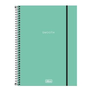 Caderno capa plástica universitário 1x1 80 folhas Neon Turquesa Tilibra em Oferta na Shopee