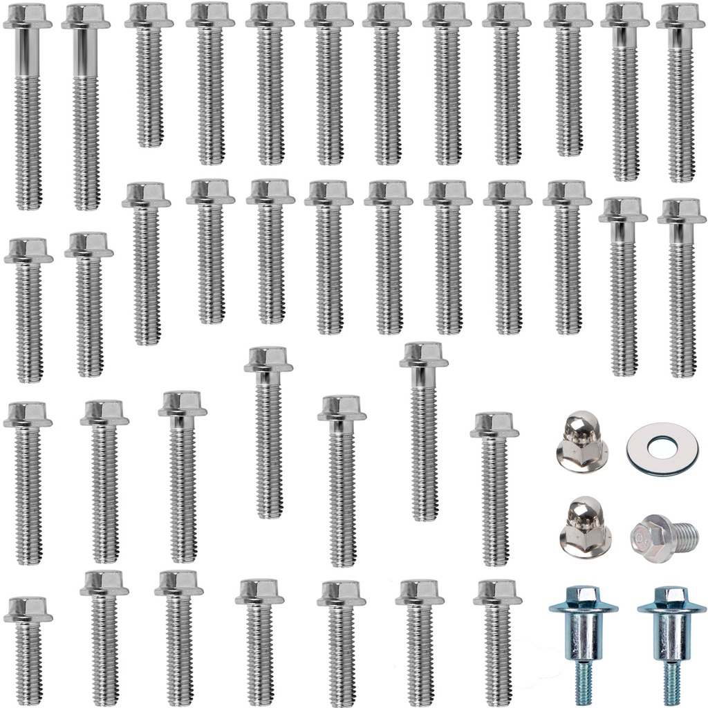 Kit parafusos motor completo CG150 Titan/Fan/Sport 2004 a 2015 (externos)