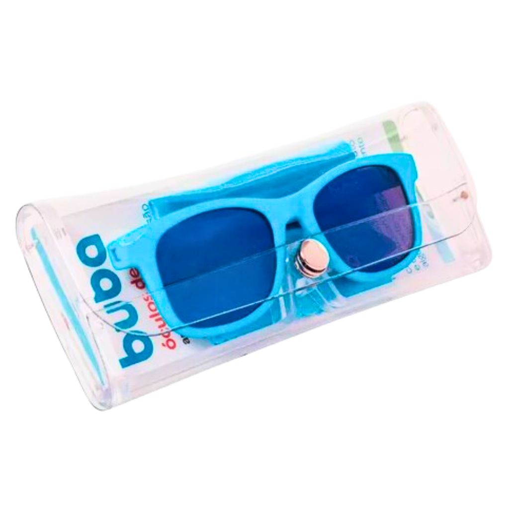 Óculos De Sol Cor Azul Flexível Com estojo e lenço 11742 - BUBA - Baby & Kids Fashion