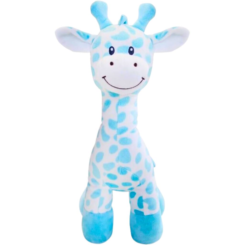 Girafinha Bebê De Pelúcia Cor Azul Animal Fun 14419 - BUBA - Mom & Baby