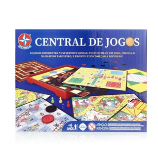 Central de Jogos com 10 Jogos - Estrela em Oferta na Shopee