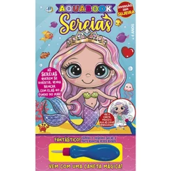 Aquabook Sereias - com Caneta Mágica
