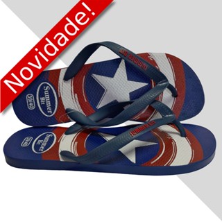 Chinelo Masculino Capitão América PVC Confortável
